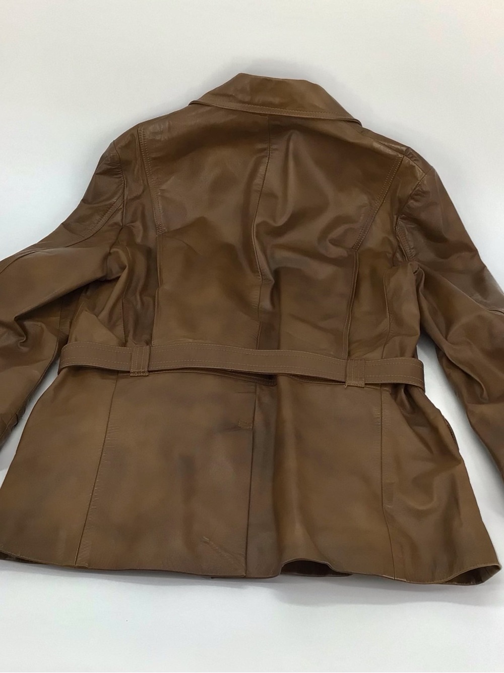 Vintage 70s Kawasaki Dealer Only RARE Genuine Leather Jacket Sz Large Brown Z-1 - Picture 16 of 16